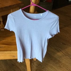 Pac Sun Purple Crop Top